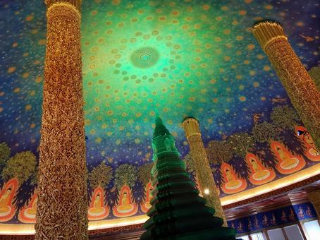 ワット・パクナム ワット,寺,寺院の写真素材