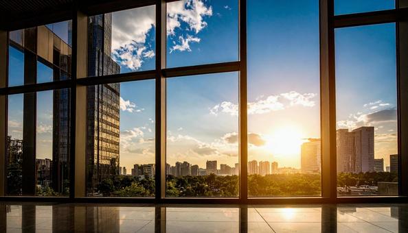 青空と建物 青空 青空と建物 青空の写真