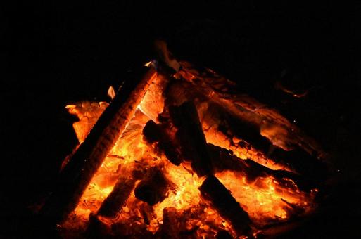 Photo, bonfire, fire, hokkaido, 
