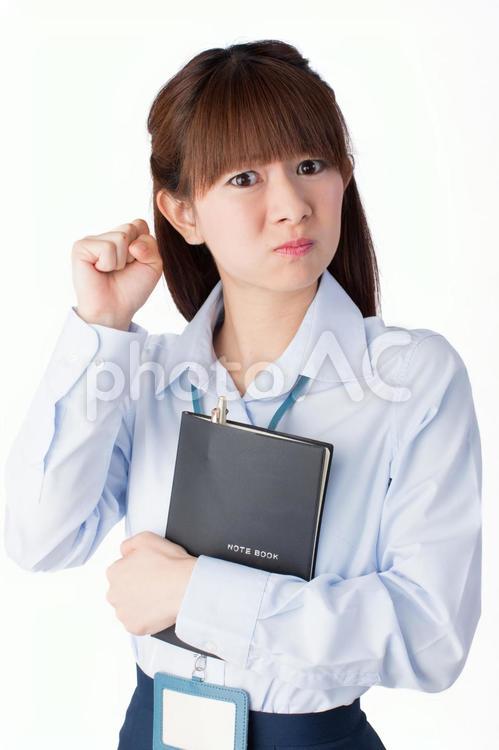 怒るビジネスウーマン 女性,人物,怒るの写真素材