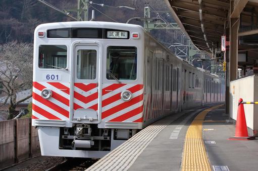 京王電鉄、デワ600形、事業用車 京王電鉄,京王線,デワの写真素材