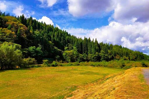 2025年10月の里山13 山間部,川原,河川敷の写真素材