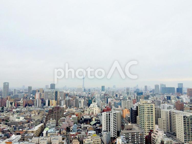 東京風景・文京区春日 春日,文京区,文京シビックセンターの写真素材