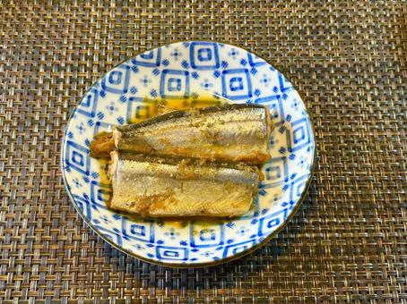 秋はサンマの季節!サンマの生姜煮です(横 秋はサンマの季節!サンマの生姜煮です(横 サンマ,魚,煮魚の写真素材