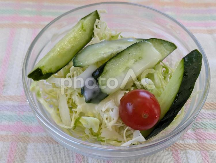 横須賀市鴨居のカフェのランチの野菜サラダ 観音崎公園,喫茶店,レストランの写真素材