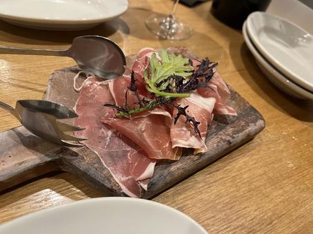 生ハム 生ハム,グルメ,料理の写真素材