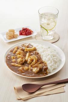 シーフードカレー シーフードカレーの写真