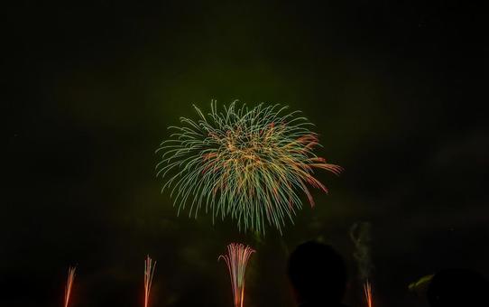 第22回　こうのす花火大会 こうのす花火大会,花火,fireworksの写真素材