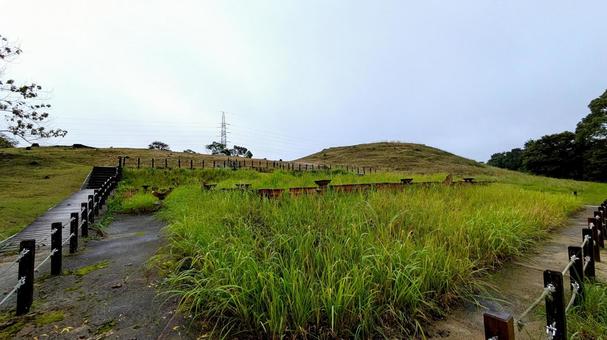 三重県松阪市にある宝塚古墳 三重県松阪市にある宝塚古墳の写真