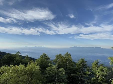 山からの景色 山からの景色の写真