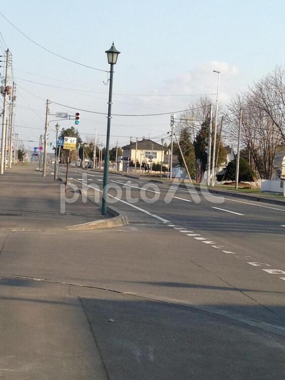 美深町国道40号線 美深町,道路,通りの写真素材