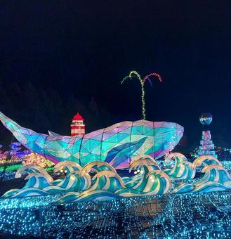 イルミネーション④ イルミネーション④ 伊豆高原グランイルミ,イルミネーション,夜景の写真素材