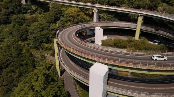 河津七滝ループ橋003 山,自然,風景の写真素材