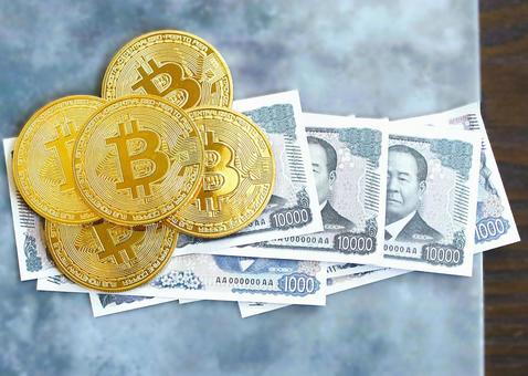 ビットコインとお金 ビットコインとお金の写真