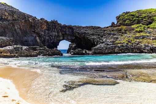 小笠原諸島・父島 南島の風景 小笠原諸島・父島 南島の風景 父島,小笠原諸島,南島の写真素材