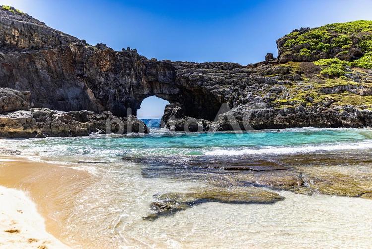 小笠原諸島・父島　南島の風景 父島,小笠原諸島,南島の写真素材