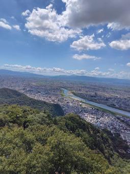 頂上からの景色 頂上からの景色の写真