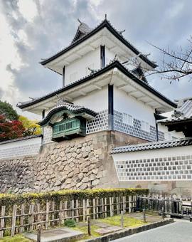 金沢城 金沢,石川,金沢城の写真素材