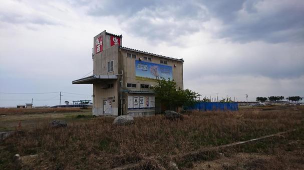 名取市閖上地区　残された工場① 東日本大震災,閖上,震災の写真素材