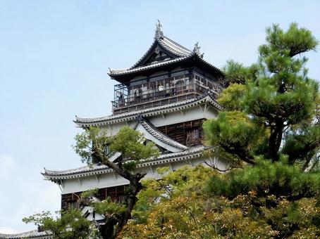 【風景写真】広島城が見える風景の写真