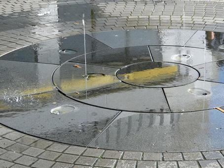 商店街の噴水03 商店街の噴水03の写真