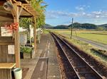 北条鉄道　田原駅 北条鉄道,田原駅,駅舎の写真素材