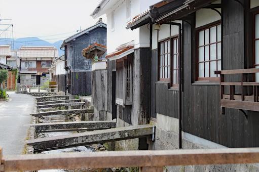 倉吉 白壁土蔵群2 倉吉 白壁土蔵群2 白壁土蔵群,倉吉市,鳥取県の写真素材