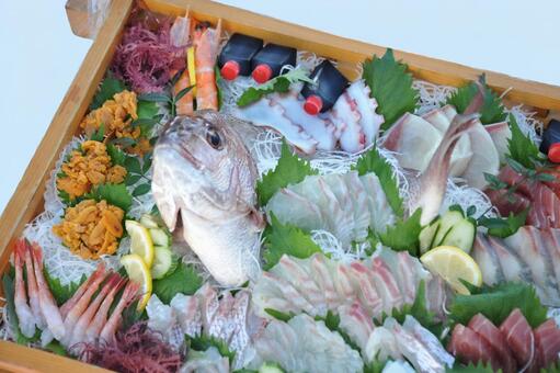 新鮮な刺身の盛り合わせ 刺身,和食,料理の写真素材