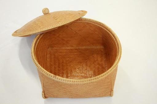 竹細工 竹細工,模様,網代編みの写真素材