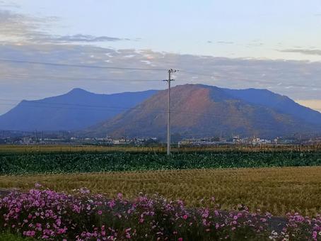 田舎ならではの景色 空,夕暮れ,自然の写真素材