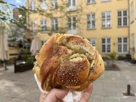 カルダモンロール カルダモンロール,コペンハーゲン,デンマークの写真素材