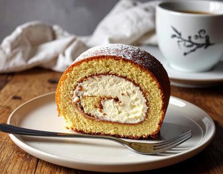 ロールケーキ ロールケーキの写真