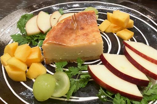 ベイクドチーズケーキ ベイクドチーズケーキ チーズケーキ,ベイクド,チーズの写真素材