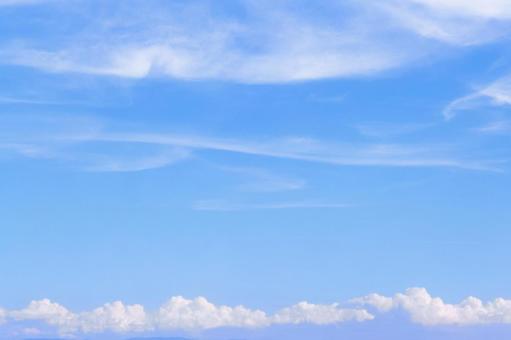 青空と雲 青空と雲の写真