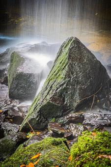 熊本県　鍋ヶ滝の風景 鍋ヶ滝,熊本,滝の写真素材