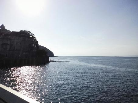 海に浮かぶ離島 海,離島,青空の写真素材