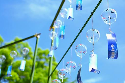 風鈴祭り 風鈴祭り 水無瀬神宮,風鈴,夏の写真素材