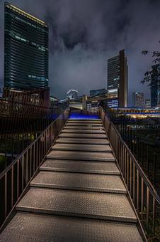 都市夜景 都市夜景 都市夜景,夜景,大阪の写真素材