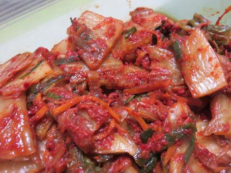 自家製キムチ キムチ,韓国料理,手作りの写真素材