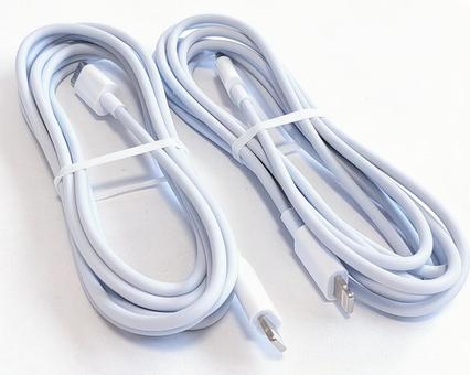 データケーブル1 データケーブル,充電コード,接続の写真素材