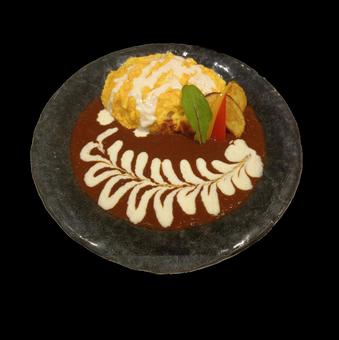成田空港テナントのカレー 成田空港テナントのカレー カレー,カレーライス,カツカレーの写真素材
