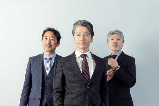 ミドルエイジ男性ビジネスパーソン ミドルエイジ男性ビジネスパーソン エグゼクティブ,ビジネスマン,ポートレートの写真素材