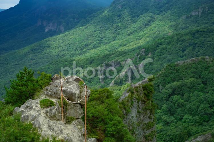 ［香川県小豆島町］夏の寒霞渓 寒霞渓,小豆島,香川県の写真素材