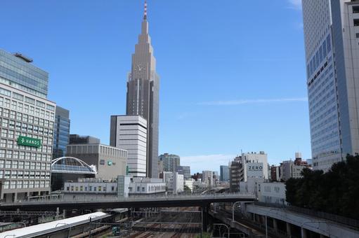 新宿 街並み 新宿 街並み 新宿,街並み,ビジネス街の写真素材