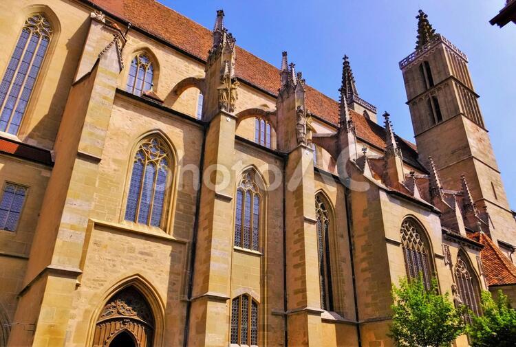 聖ヤコブ教会１　ローテンブルク５月 ローテンブルク,聖ヤコブ教会,ドイツの写真素材