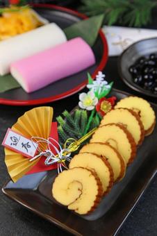 伊達巻 伊達巻,卵料理,伊達巻き卵の写真素材