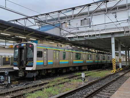 JR内房線、E131系0番台 jr,jr東日本,内房線の写真素材
