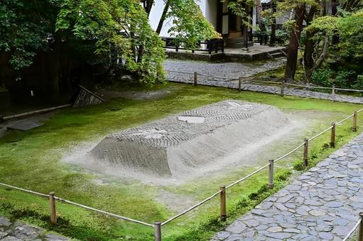 秋の法然院 法然院,四季折々の景色,散策の写真素材