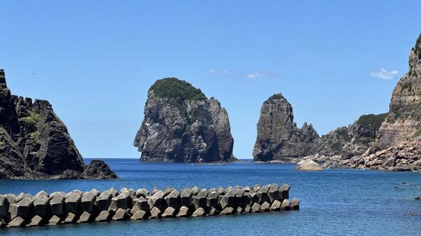 甑島のナポレオン岩 甑島のナポレオン岩の写真