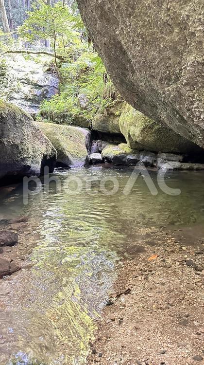 新潟県剣劉峡の川 新潟県,新潟,剣劉峡の写真素材